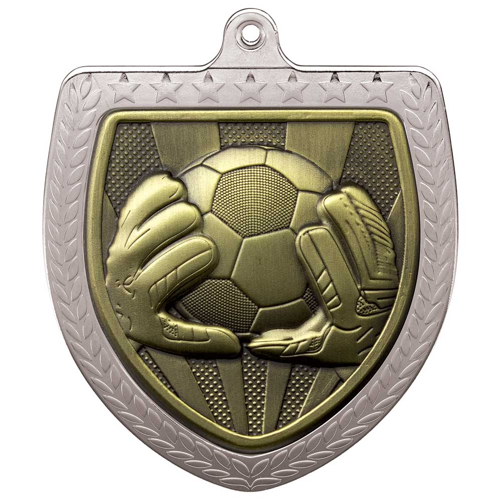 Cobra Football Goal Keeper Shield Medal