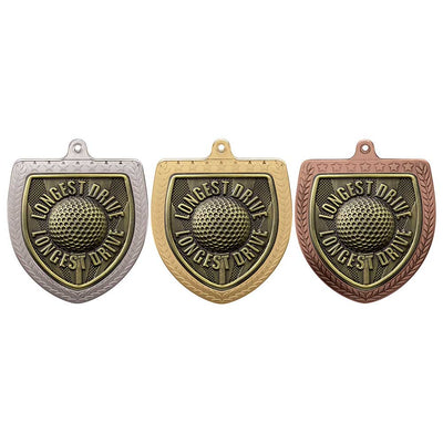 Cobra Golf Longest Drive Golf Medal - 7.5cm