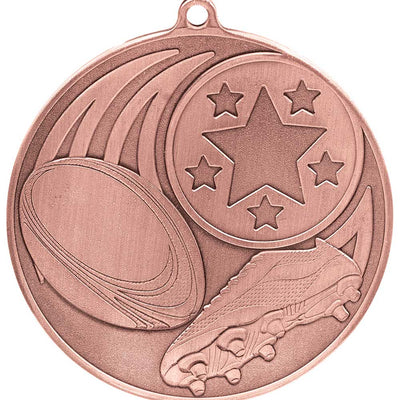 Iconic Rugby Medal - 5.5cm