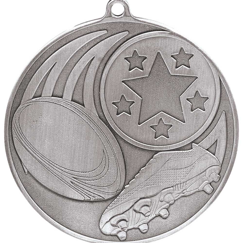 Iconic Rugby Medal - 5.5cm