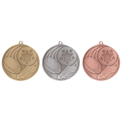 Iconic Rugby Medal - 5.5cm