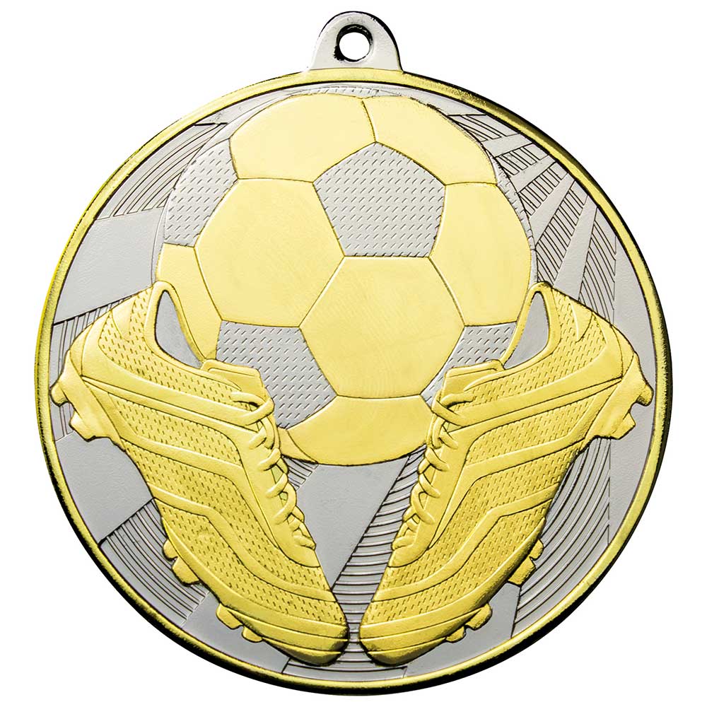Premiership Football Boot & Ball Medal - 6cm