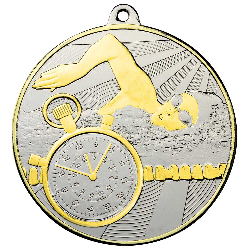 Premiership Swimming Medal - 6cm