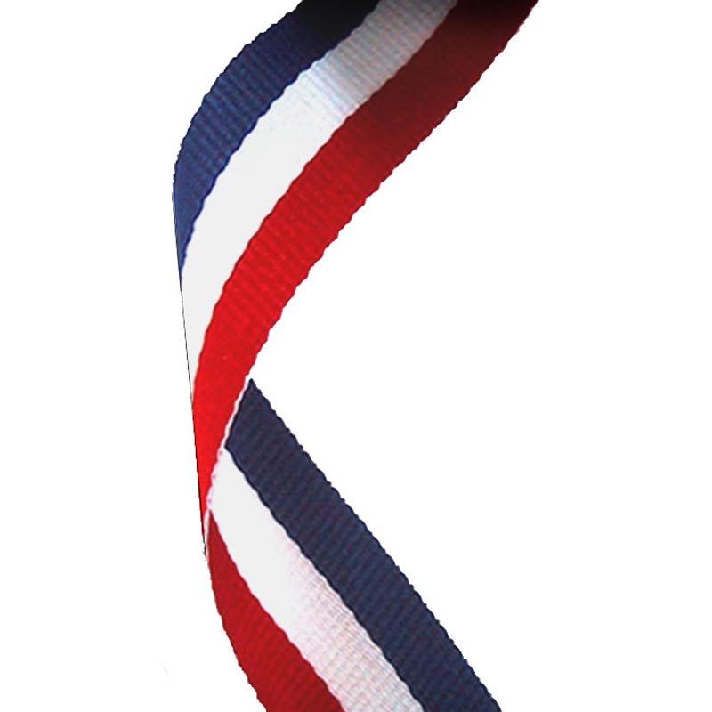 Red, White & Blue Medal Ribbon 80cm