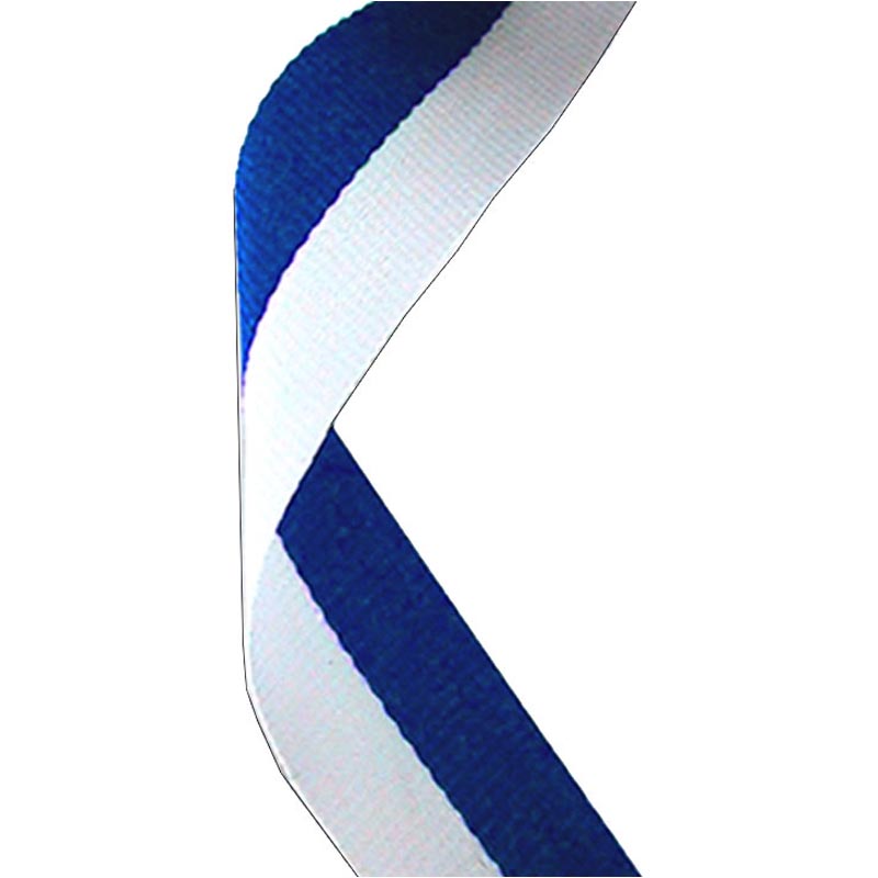 Blue & White Medal Ribbon 80cm