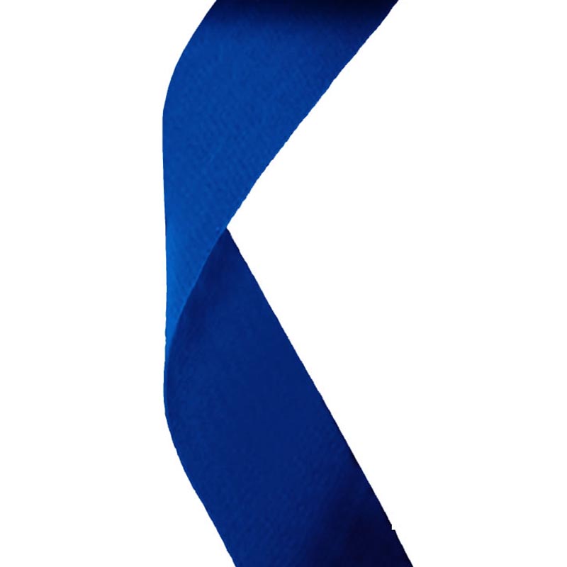 Blue Medal Ribbon 80cm