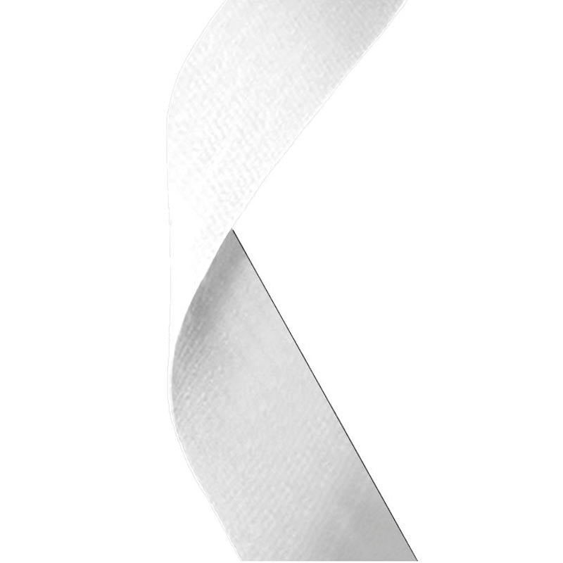 White Medal Ribbon 80cm