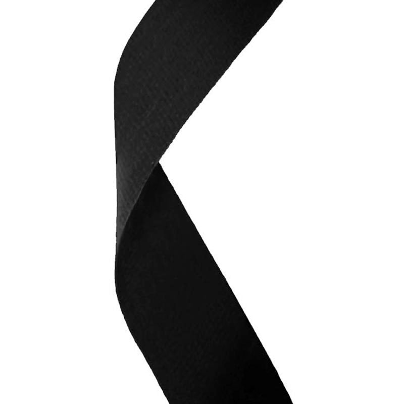 Black Medal Ribbon 80cm