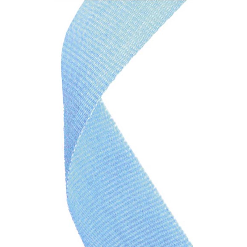 light blue medal ribbon 80cm