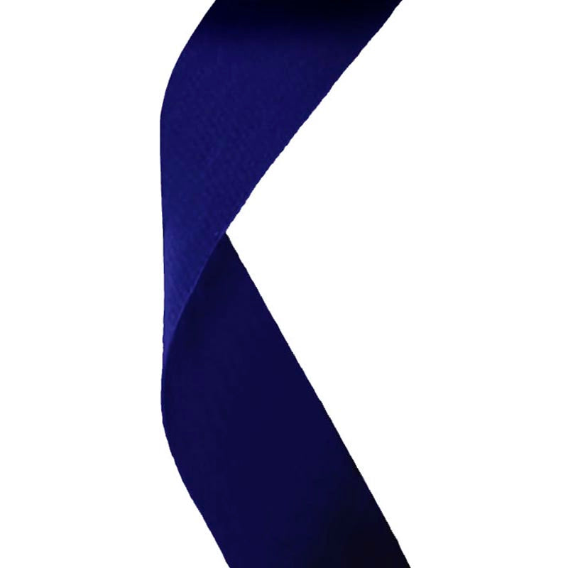 Navy Blue Medal Ribbon 80cm