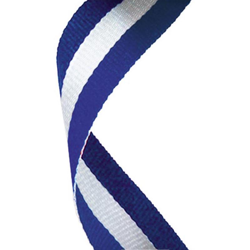 blue white blue medal ribbon 80cm