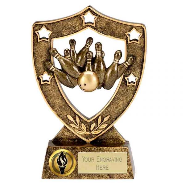 Ten Pin Bowling Shield Trophy Award