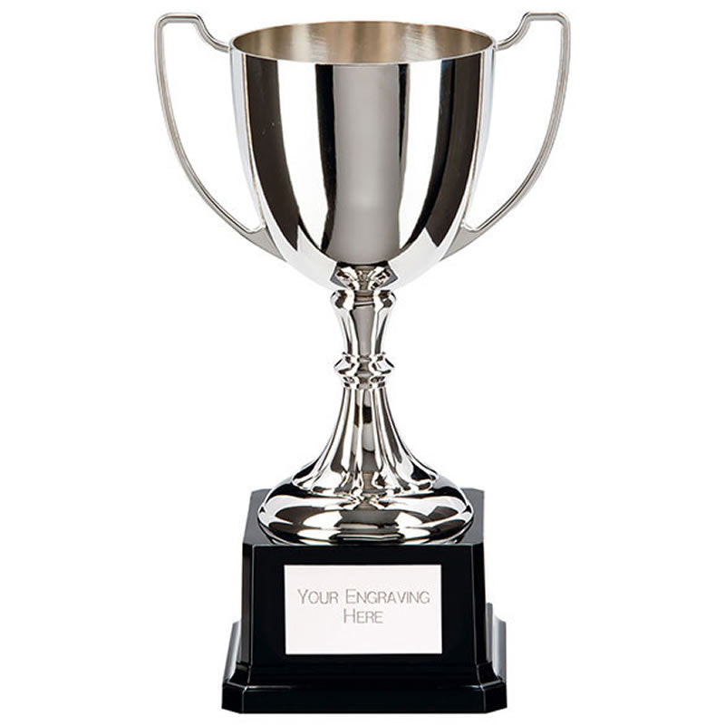 Recognition Cast Metal Silver Presentation Trophy Cup