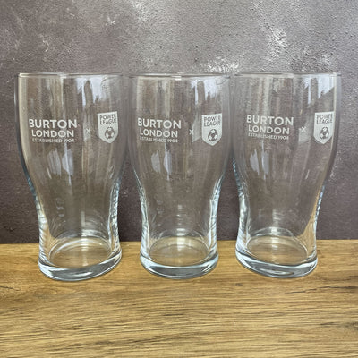 Personalised Beer Glass Pint Glass - Any Logo Engraved