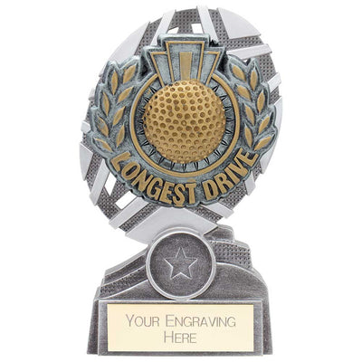 The Stars Longest Drive Golf Plaque Award Trophy
