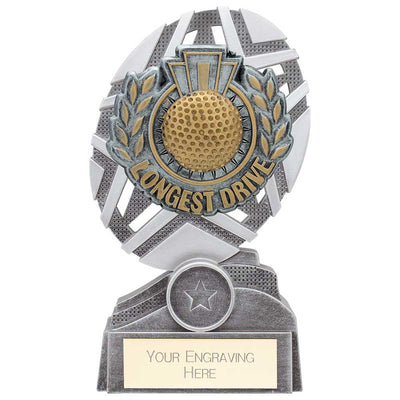 The Stars Longest Drive Golf Plaque Award Trophy