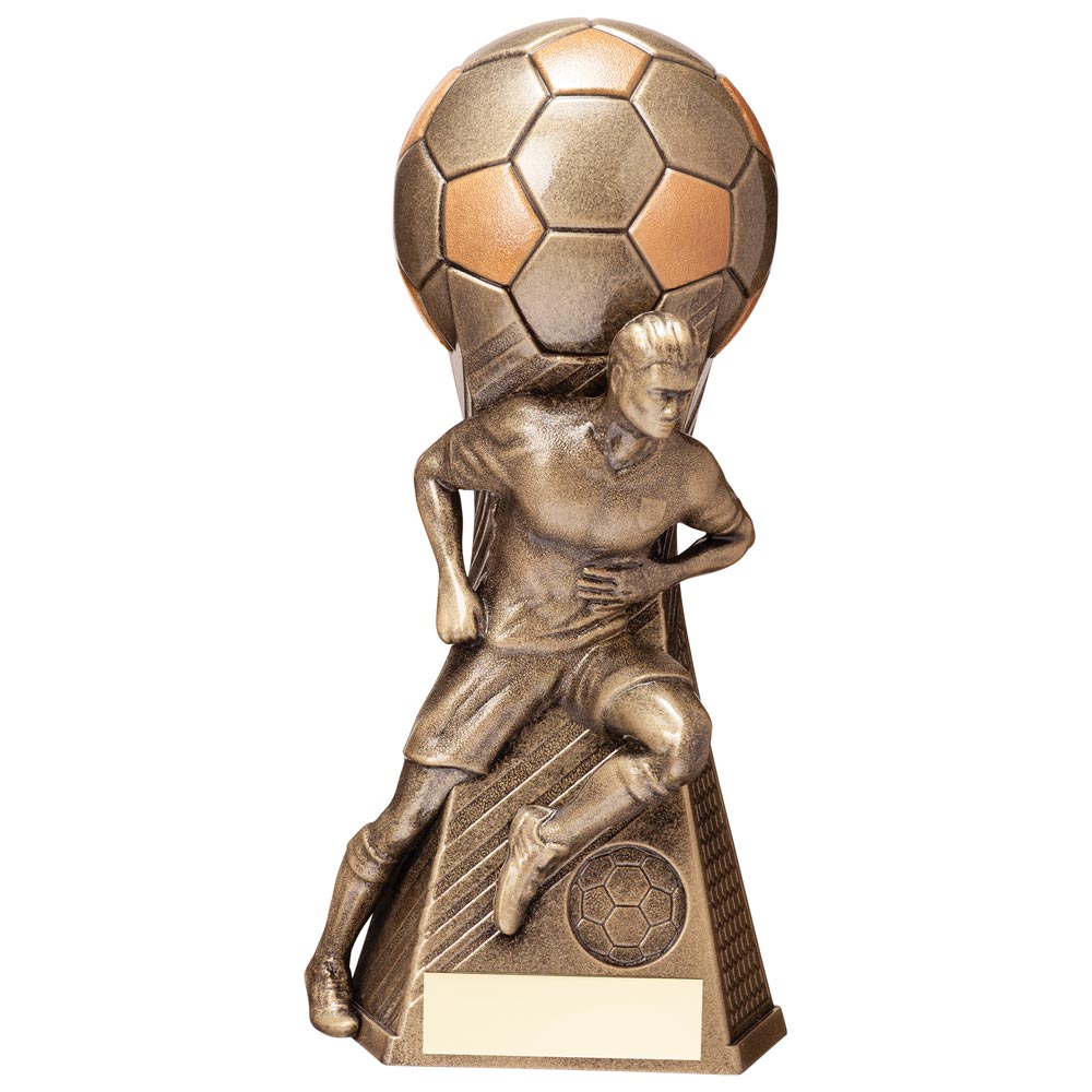 Mens Football Trophy Trailblazer Classic Gold Award