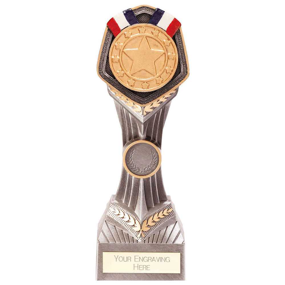 Gold Medal Trophy Falcon Award