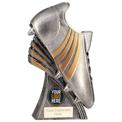 Power Boot Heavyweight Rugby Award - Antique Silver