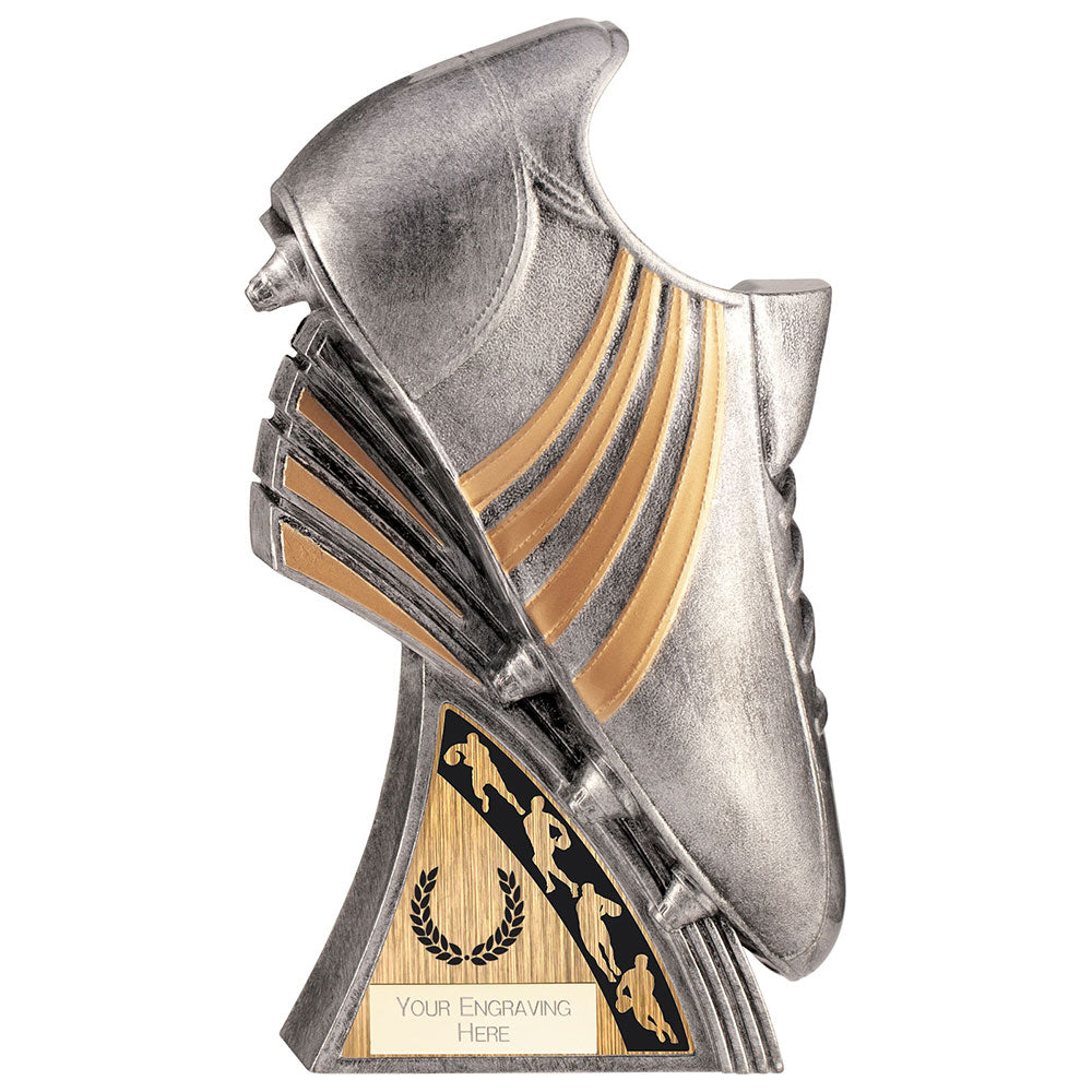 Power Boot Heavyweight Rugby Award - Antique Silver