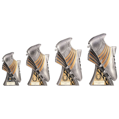 Power Boot Heavyweight Rugby Award - Antique Silver