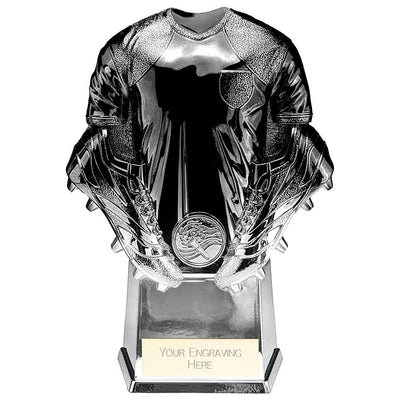 Invincible Football Shirt Trophy Award - Black