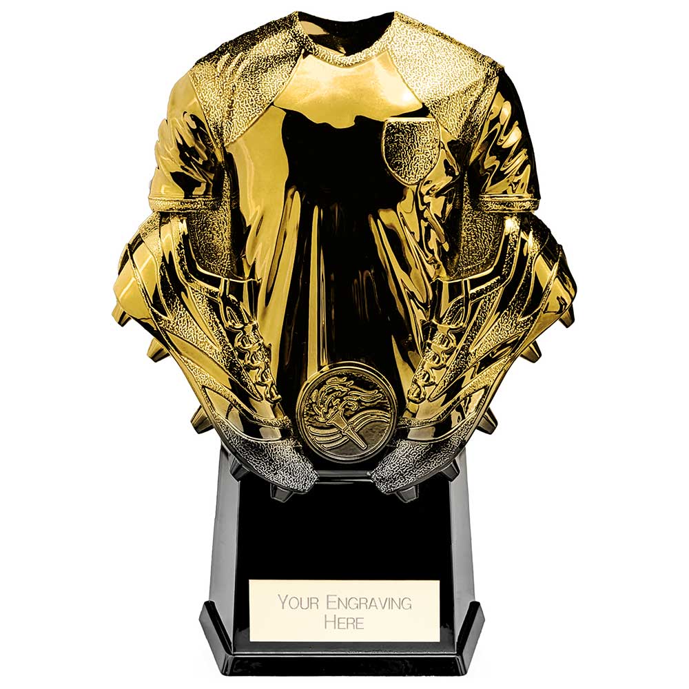 Invincible Football Shirt Trophy Award - Gold