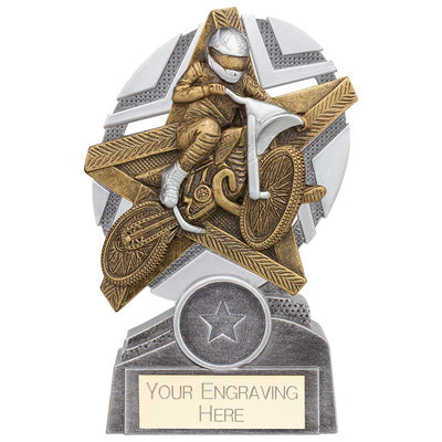 The Stars Motorcross Plaque Award Trophy
