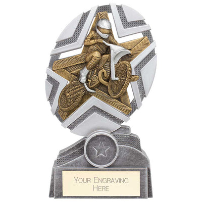 The Stars Motorcross Plaque Trophy Award