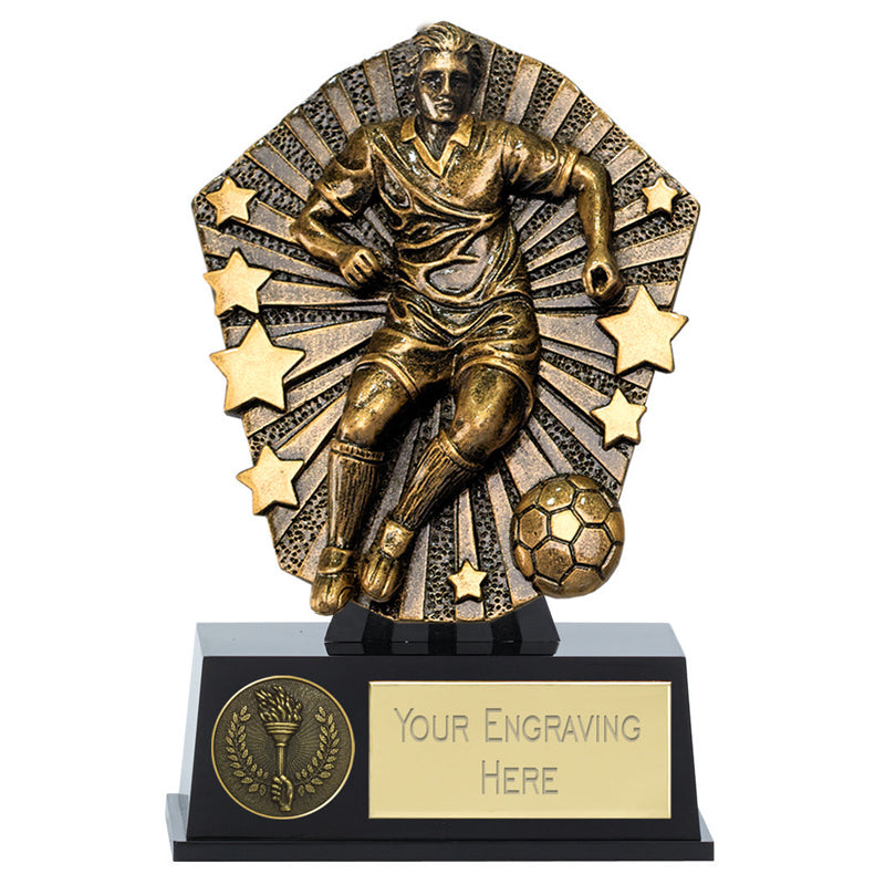 Male Football Trophy Cosmos Mini Award