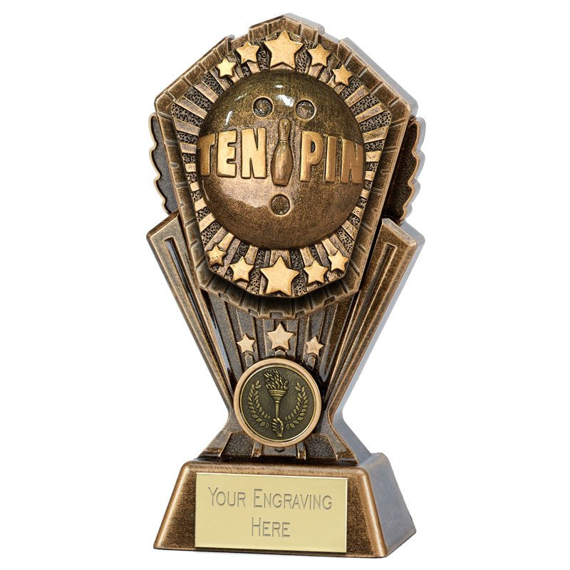 Cosmos Ten Pin Bowling Trophy Award