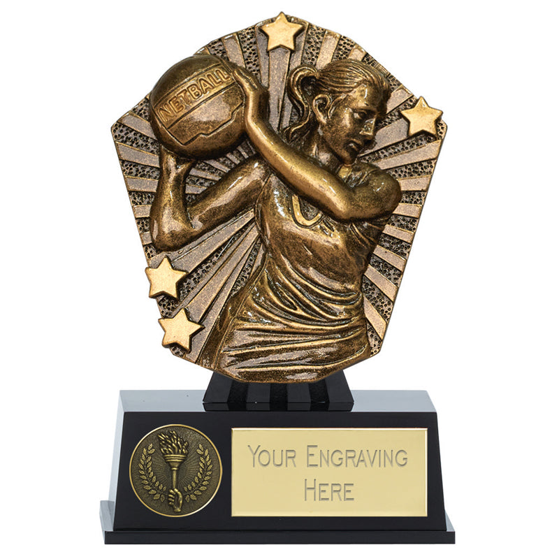 Netball Trophy Cosmos Mini Award
