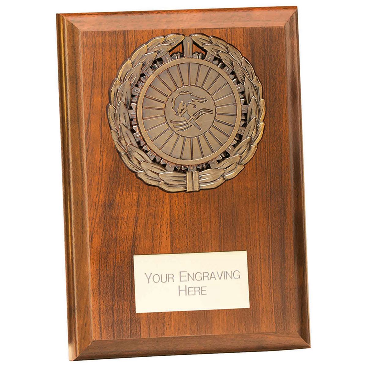 Donegal Walnut Wood Presentation Plaque Award