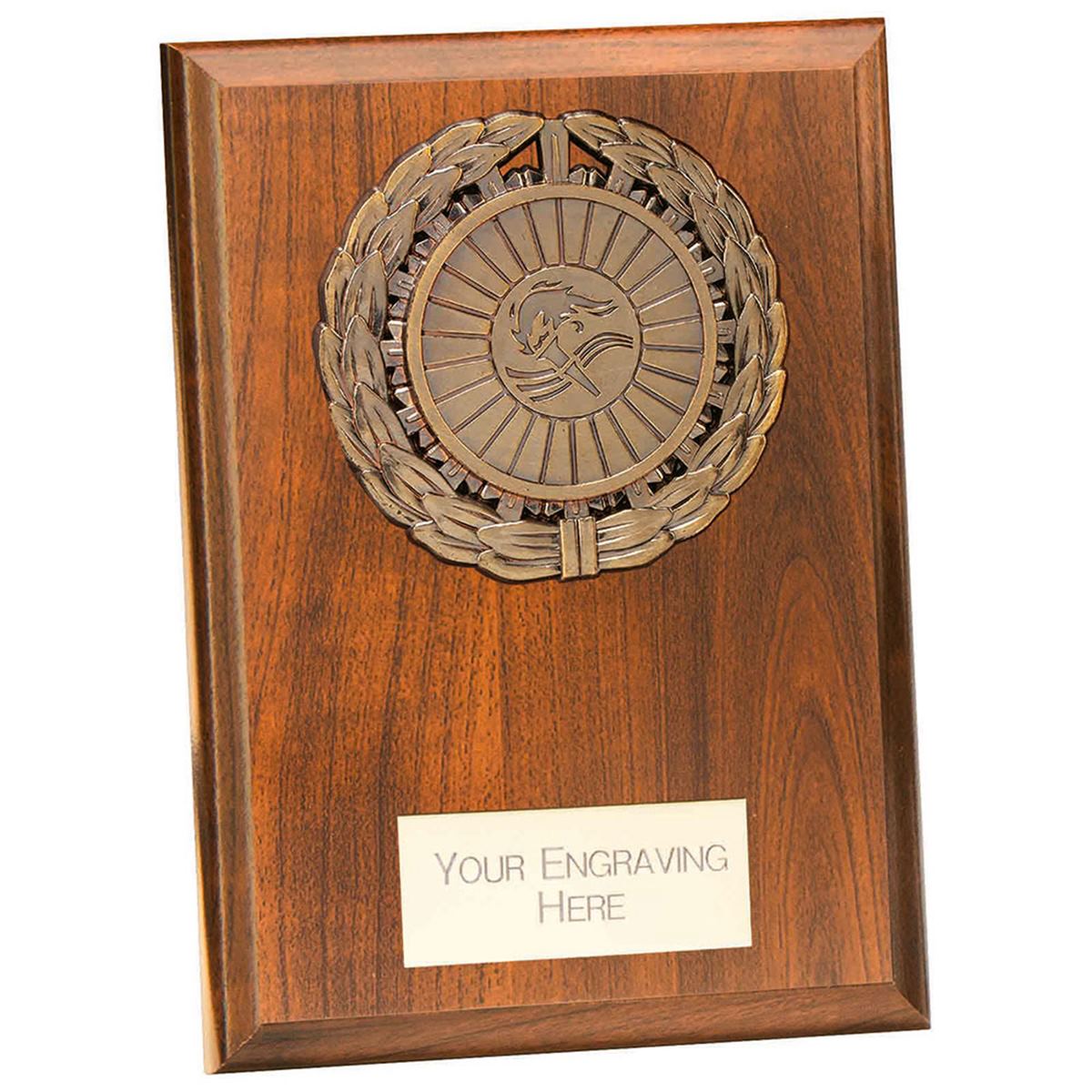 Donegal Walnut Wood Presentation Plaque Award