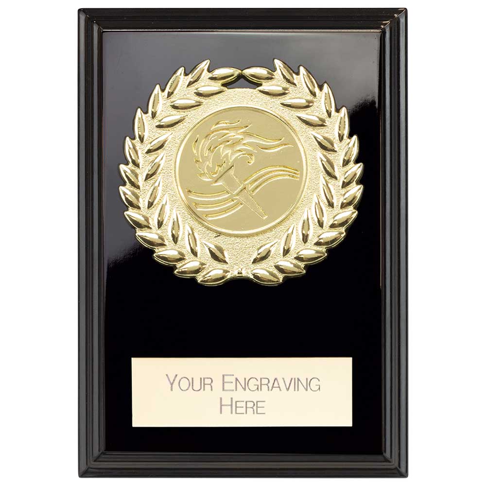 Reward Black Wreath Plaque Award Trophy