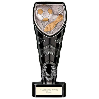 Black Cobra Heavyweight Boot & Ball Football Trophy