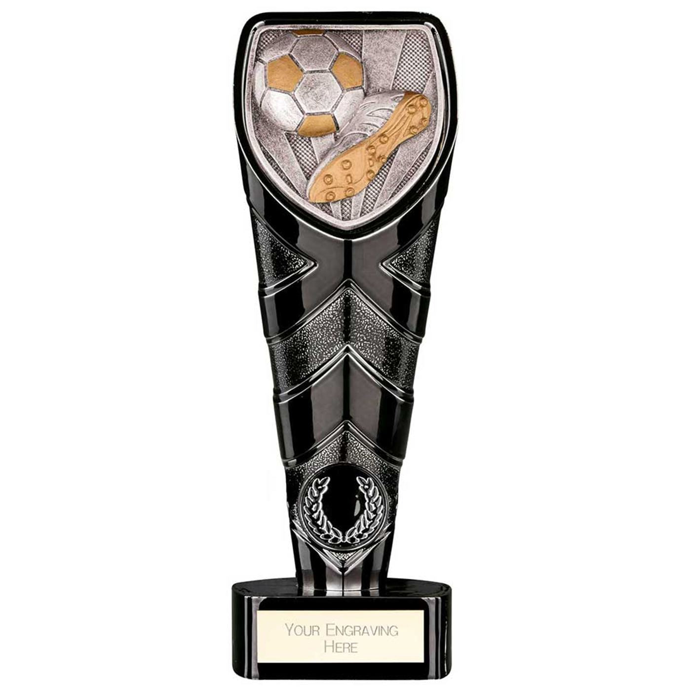 Black Cobra Heavyweight Boot & Ball Football Trophy