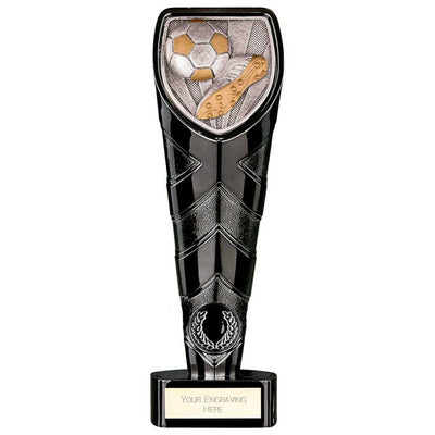 Black Cobra Heavyweight Boot & Ball Football Trophy