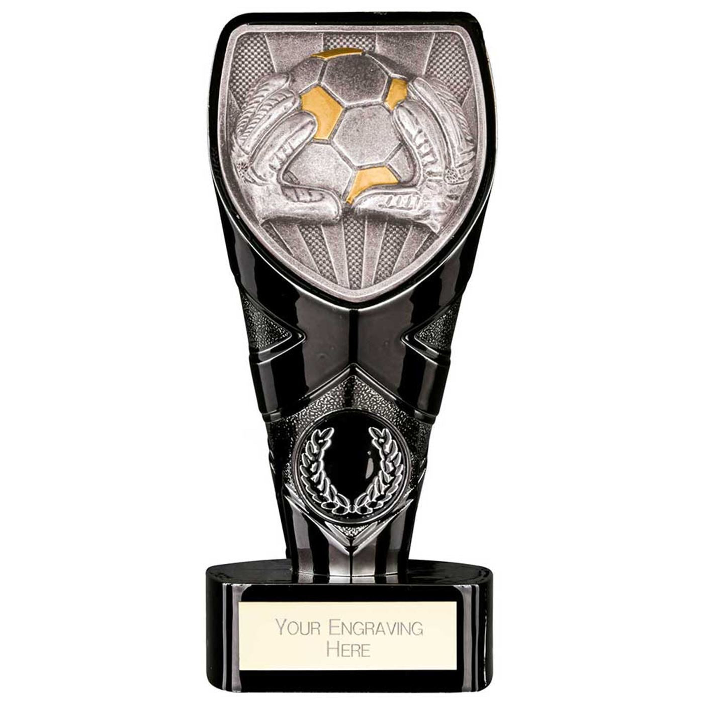 Black Cobra Heavyweight Goalkeeper Football Trophy