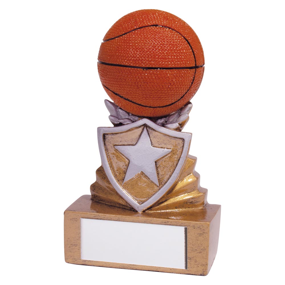 Basketball Mini Trophy Shield Award