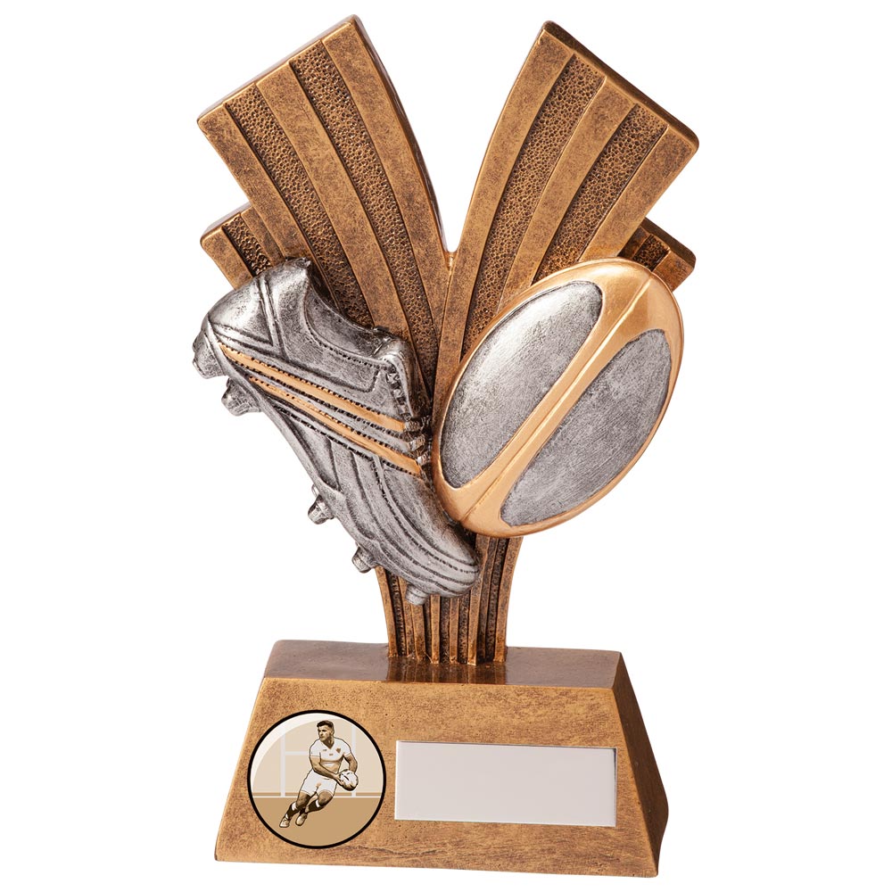 Rugby Boot Ball Xplode Trophy