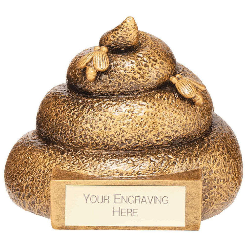 Novelty Trophy Stinky Poo Resin Award