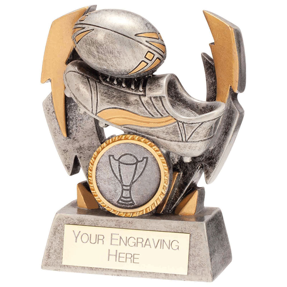 Flashbolt Resin Rugby Award in Silver