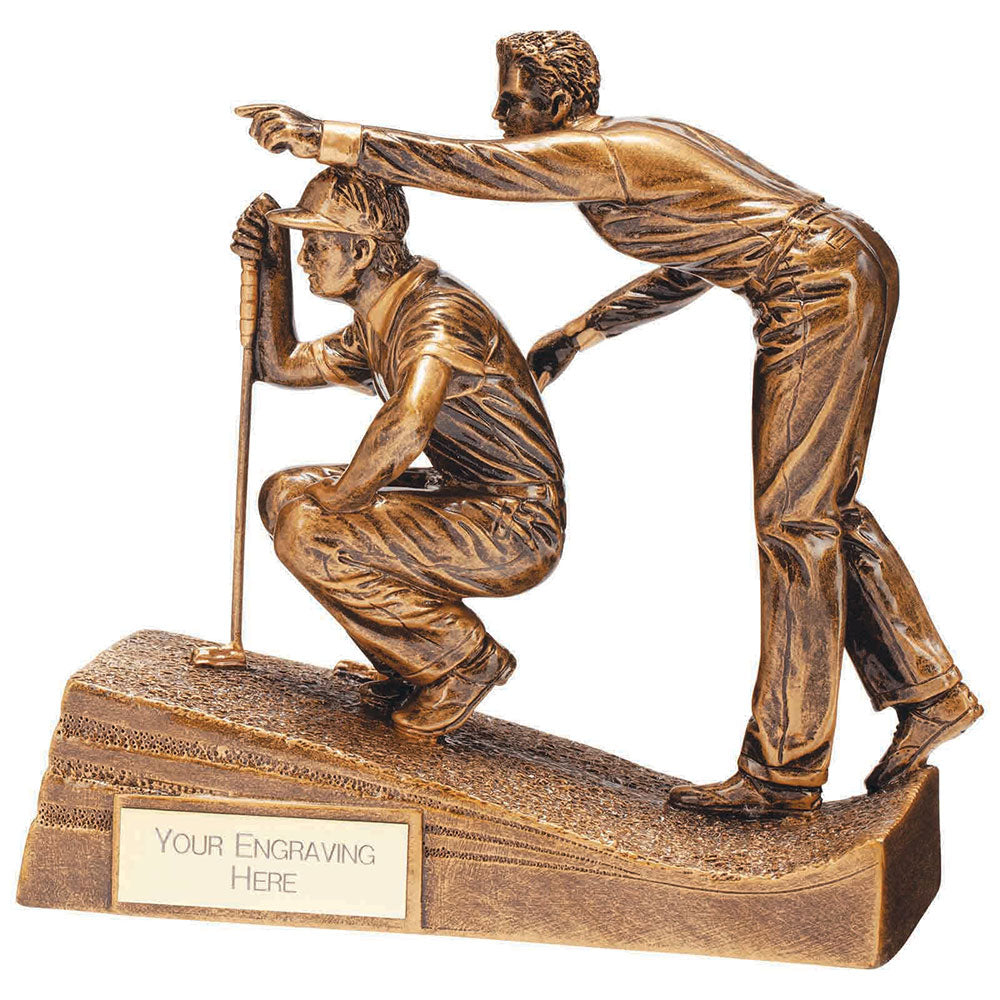 Horizon Putting Gold Figures Golf Award