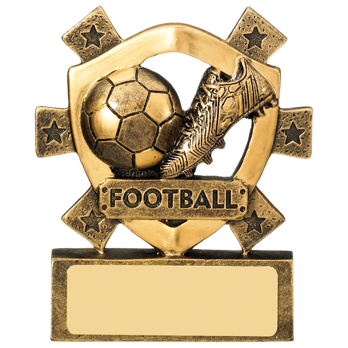 Football Shield Trophy Mini Award