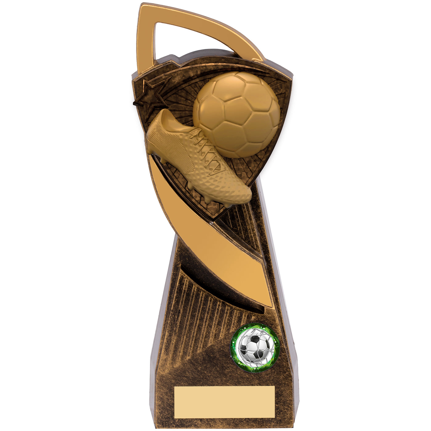 Football Trophy Gold Utopia Boot & Ball Award