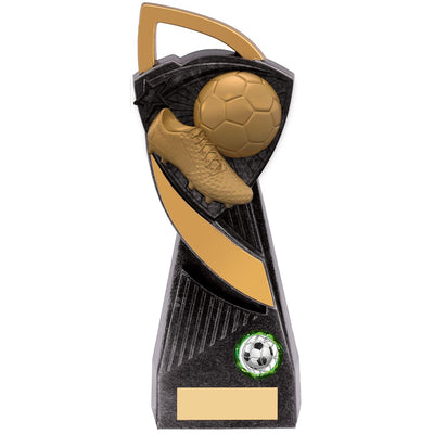 Football Trophy Silver Utopia Boot & Ball Award