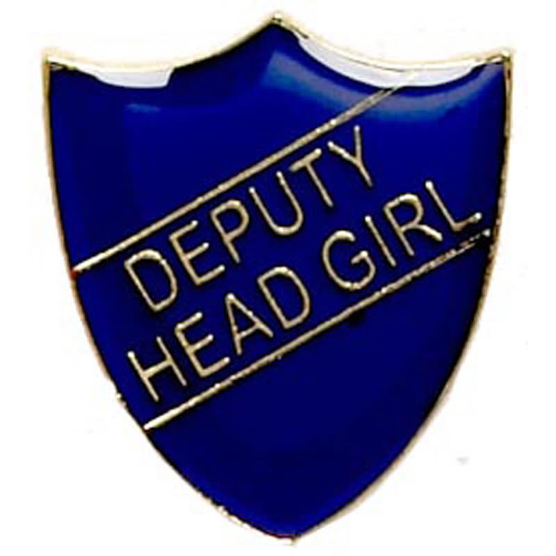 Deputy Head Girl School Shield Badges