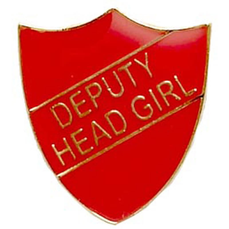 Deputy Head Girl School Shield Badges