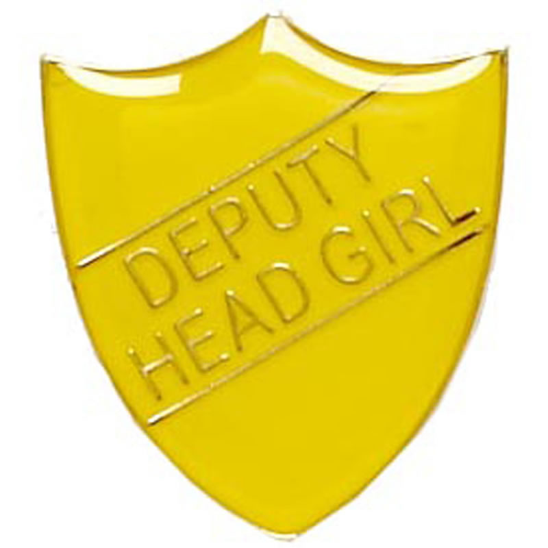 Deputy Head Girl School Shield Badges